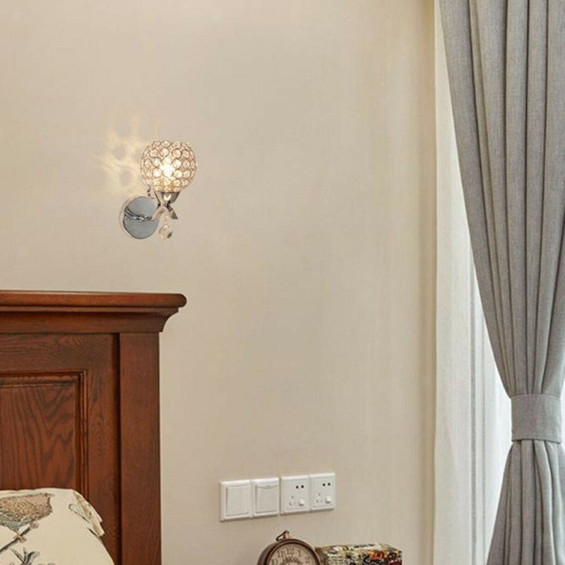 Wall Lamp E27 Glass Lamp Shades Staircase Dining Room Bedroom Wall Sconces