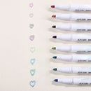 8 Colors Double Line Outline Pens Set Drawing Highlighter Marker 9.5*14cm