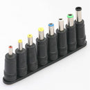 Universal 1 set = 8pcs / set 5pin Jack Plugs DC for Laptop AC Power Adapter F7C1