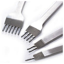 Set of 4 3mm Punching Tools for Leather Crafts 1 + 2 + 4 + 6 Tips Y8Y8