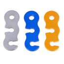 12 PCS Tent Cord Tensioners Rope Adjusters Guy Line Tighteners Fasteners Clip