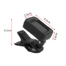 Digital Chromatic LCD Clip-On Electric Tuner Fits For Bass Guitar Ukulele Violin