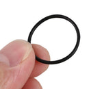 Mechanical Black Rubber Oil Seal O Ring Gasket 25 x 22 x 1.5mm 20 Pcs X9H5