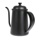 Black Stainless Steel 650ml Coffee Tea Pot Hand Coffee Pot Small Mouth Pot A