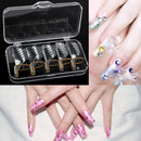 5Pcs Reusable Nail Art Tips Extension Forms Guide French DIY Tool Acrylic UV Gel