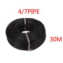 30M 4/7Mm Greenhouse Garden Irrigation Automatic Watering Pipe Fittings Acc