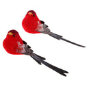 2Packs Realistic Artificial Foam Mini Birds Home Garden Crafts Party Decor