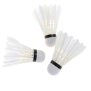 3St Badminton Natural spring ball with real feathers White spring ball P Gw