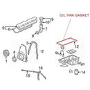 Oil Pan Gasket For Gm Chevrolet Pontiac 5.3 5.7 6.0 Ls1 Ls2 Ls3 Lm7 Lq4 126