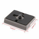 For Manfrotto 200PL-14 323 System Tripod Quick Release Plate Clamp Adapter Hot