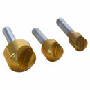 3pcs Single Flute 90 degree Edge Chamfer Countersink Deburring Drill Bit 3/ U7R6