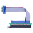 PCI-E Express 1X to 16X Extender Cable Flexible Riser Card Adapter