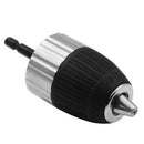 1PC 1.5-13mm Electric Hammer Keyless Drill Chucks with Hexagon Handle Thread Rod