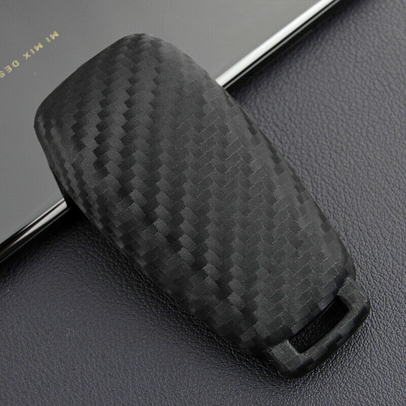 Car Key Fob Soft Carbon Fiber Pattern Case Cover  For Mercedes W177 W205 C205