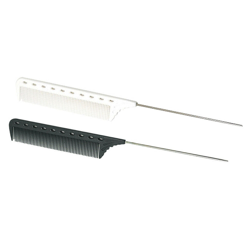 2 Pieces Pro Salon Metal Pintail Combs Styling Highlighting Comb Anti static