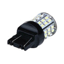 2X T20 W21W 7443 7440 LED 64-SMD 1206 Tail Stop Brake Light Bulb Lamp White