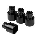 4X Aluminum Alloy Fuel Injector Adapters for Acura B16 B18 D16Z D16Y Black