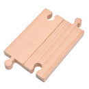 1x Wooden Train Straight Track Accessories Compatible All Major Brand 10.8cm3CU