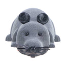 Wireless Electric RC Flocking Rat Toys Pet Cat Remote Control Mouse (Grey) A