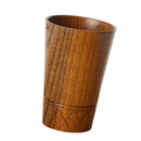 2pcs Wooden Mug Beer Cup Wedding Favor Natural Wood Fashion Mug 11.5cm Brown