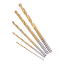 100 Pcs HSS 1.0mm-3.0mm Titanium Coated Drill Bit Set for Metal Wood Plastic