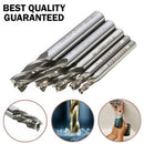 5Pcs/Set Straight Shank End Mill Cutter 4 Flute Hss Drill Bit 4/6/8/10/12Mm