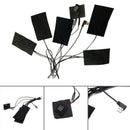 5 IN 1 USB Charged Clothes Heating Pad 5V Electric Heating Warmer PadY Hn