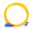9/125 2Pcs LC-SC Duplex Fiber Optic Cable Patch Cord Jumper  Singlemode 3 Meters