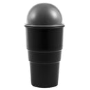 Plastic Body Car Trash Rubbish Can Garbage Dust Holder Box Gray Q2Y3