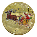 Christmas Memorial Coin Golden X4