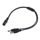 1 to 2 Power Splitter Adapter Cable for CCTV Surveillance Security Camera