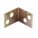 Metal Shelf Support 90 Degree Right Angle Bracket 12pcs Brass Tone