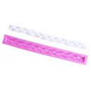 Weaving decor lace Silicone Fondant Mould Cake Decor Baking SugarcraftMold New.