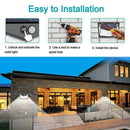 LED Solar Power PIR Motion Sensor Wall Light Outdoor Home Lamp Garden R2V7