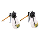 2pcs Oil Can Pot Gun High Pressure Fed Grease Lubrication High Quality Spray Gun