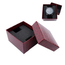Red PU Noble Durable Present Gift Box Case For Bracelet Jewelry Watch BX