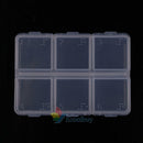 Braille 6 Compartment Pill Vitamin Box Medicine Storage Organizer Container Case