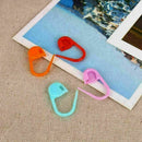 100Pcs Knitting Craft Crochet Locking Stitch Needle Clip Markers Holder_Col Z3K8