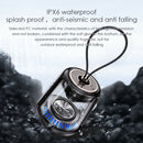 Compact Clear Music Mini Clear Waterproof Wireless Bluetooth Speaker with LED
