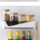 Perforated Storage Rack Shelf Wall-mounted Supplies For Home Bathroom Sink White