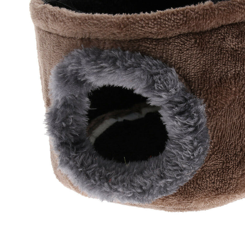 Pet Parrot Macaw Parakeet Lovebird Nest Plush Warm Winter Hammock Bird Hanging