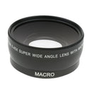 55mm 0.45x Wide Angle & Macro Lens for Canon Sony Pentax DSLR Camera with 62 mm