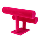 Bangle Watch Stand Bracelet Necklace Rack Jewelry Display Shelf Hot Pink