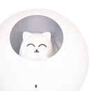 2Pcs Portable USB Mini Lovely Cat Humidifier Diffuser LED Night Light for Home