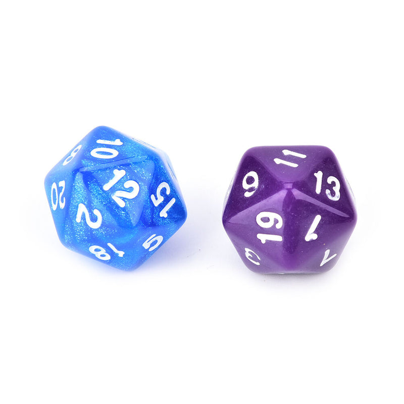 1PC D20 gaming dice twenty sided die number 1-20 for RPG game ME