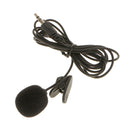 PC Computer Microphone Wired Clip-on Lapel Mic with 3.5mm Audio Jack, for Studio