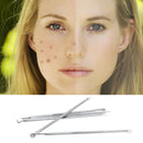 5pc/Set Acne Needle Stainless Steel Blackhead Remover Tool Comedone Extract