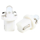 10pcs T5 B8.5D LED Car Light Auto Dashboard Instrument Light Bulbs Lamp White