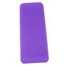 Salon Hair Straightener Heat-resistant Safety Mat Storage Pouch Purple