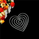 5Pcs Love Heart Design Metal Cutting Die For DIY Scrapbooking AlbumPaperCards Z